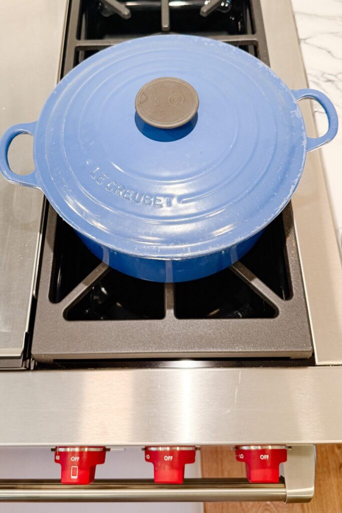 enameled cast iron le creuset