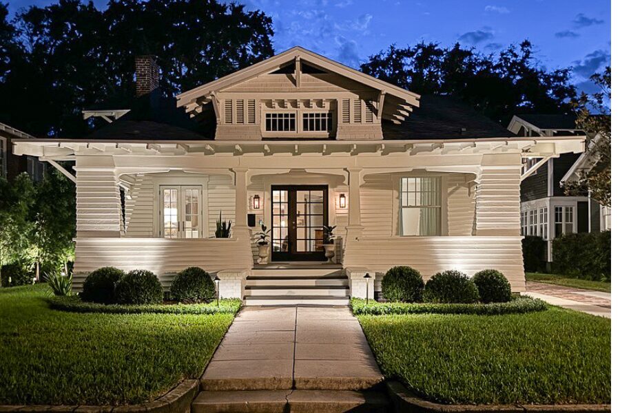 Evening gas lantern ambiance 