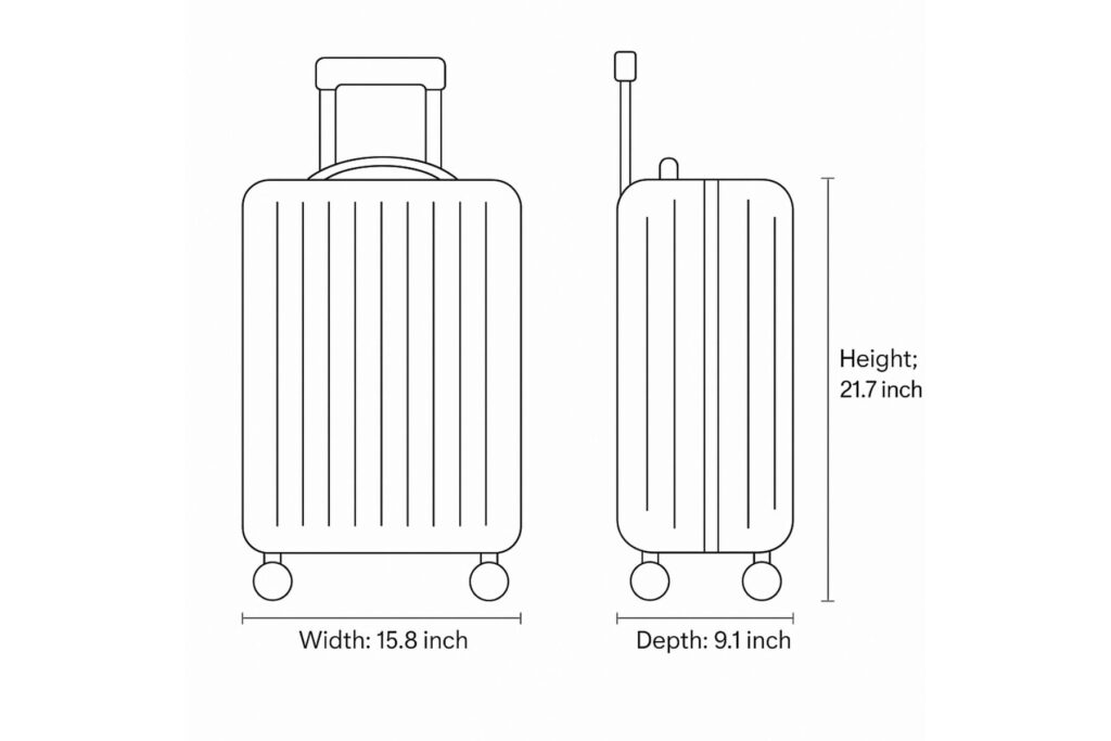 How to measure luggage properly
