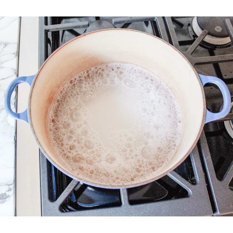 simmering deep cleaning le creuset 